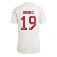 Dres Bayern Munich Alphonso Davies #19 Tretina 2023-24 Krátky Rukáv
